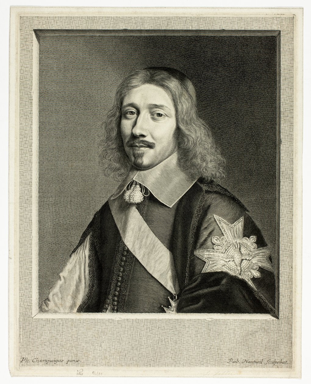 Portrait of Michel Le Tellier, Minister of State by Robert Nanteuil