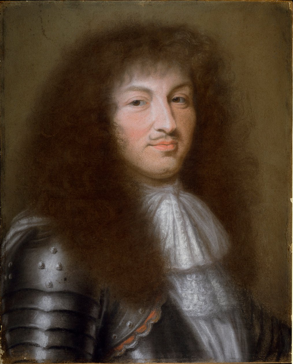 Portrait of the King of France Louis XIV by Robert Nanteuil