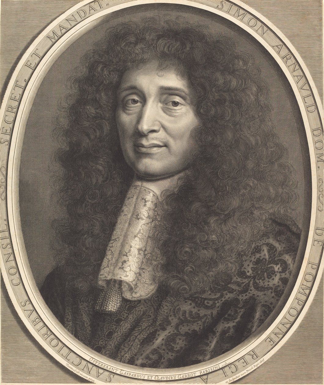 Simon Arnauld, Le Marquis de Pomponne by Robert Nanteuil