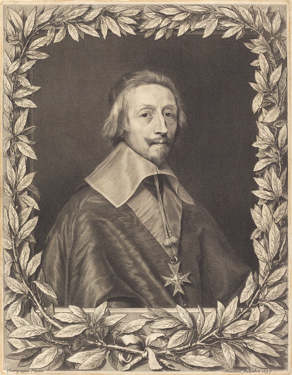 Cardinal Richelieu by Robert Nanteuil after Philippe de Champaigne