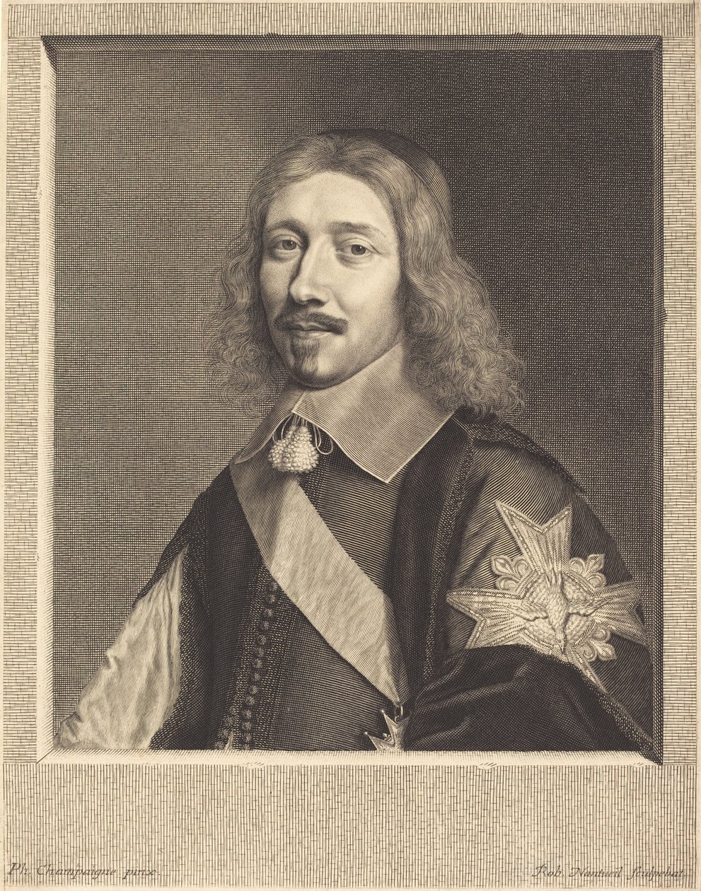 Chancellor Michel Le Tellier by Robert Nanteuil after Philippe de Champaigne