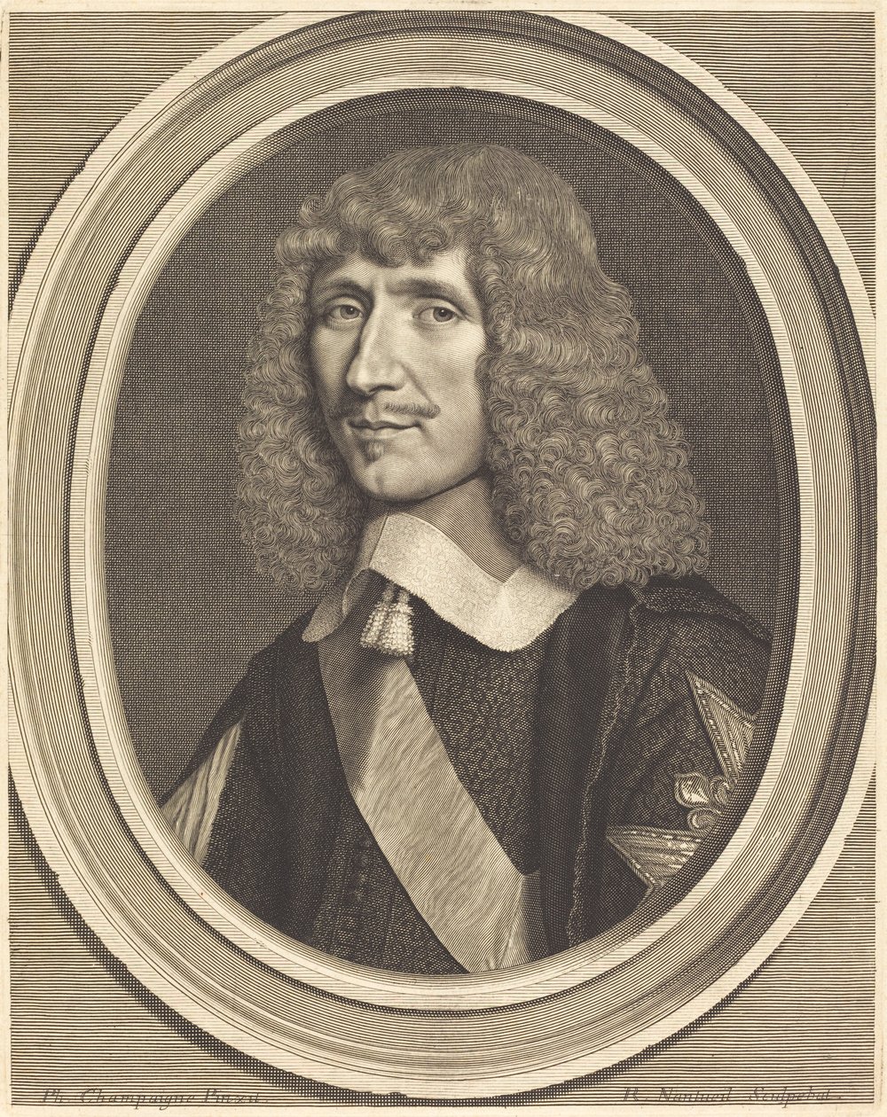 Leon-Bouthillier, Count of Chavigny by Robert Nanteuil after Philippe de Champaigne