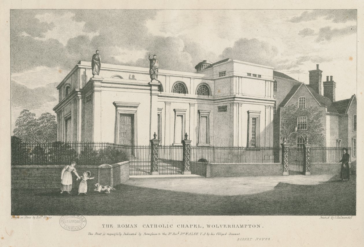Wolverhampton - The Roman Catholic Chapel by Robert Noyes