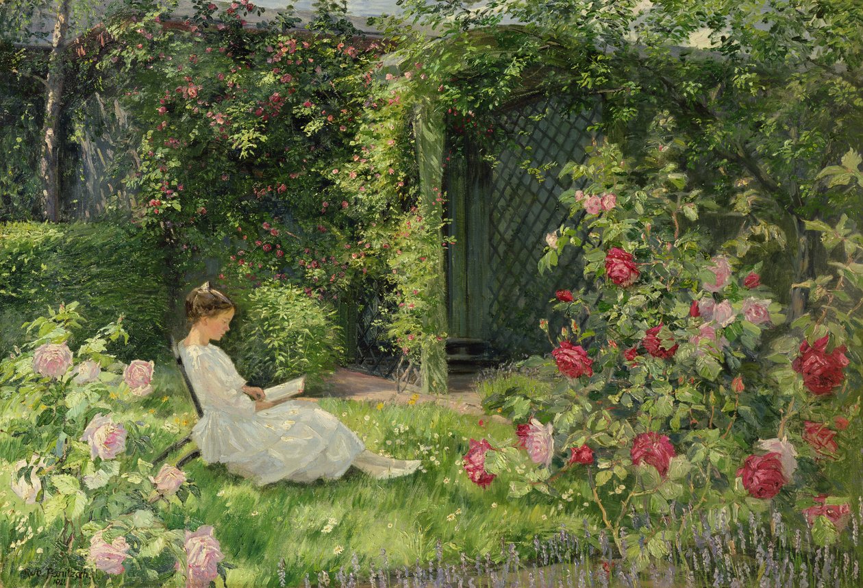 In the Rose Garden by Robert Panitzsch