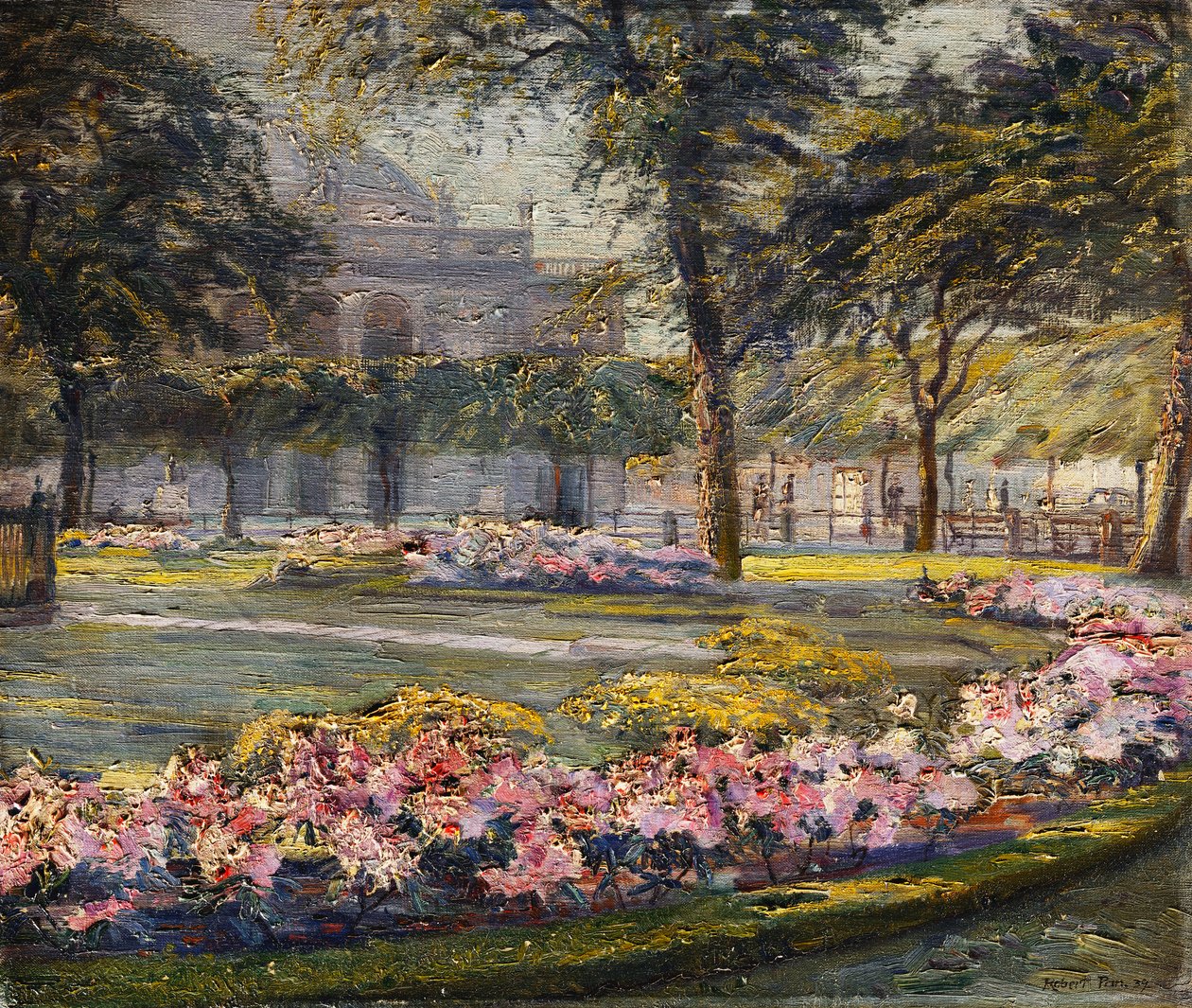 Kongens Nytorv with the Royal Theatre, Copenhagen by Robert Panitzsch