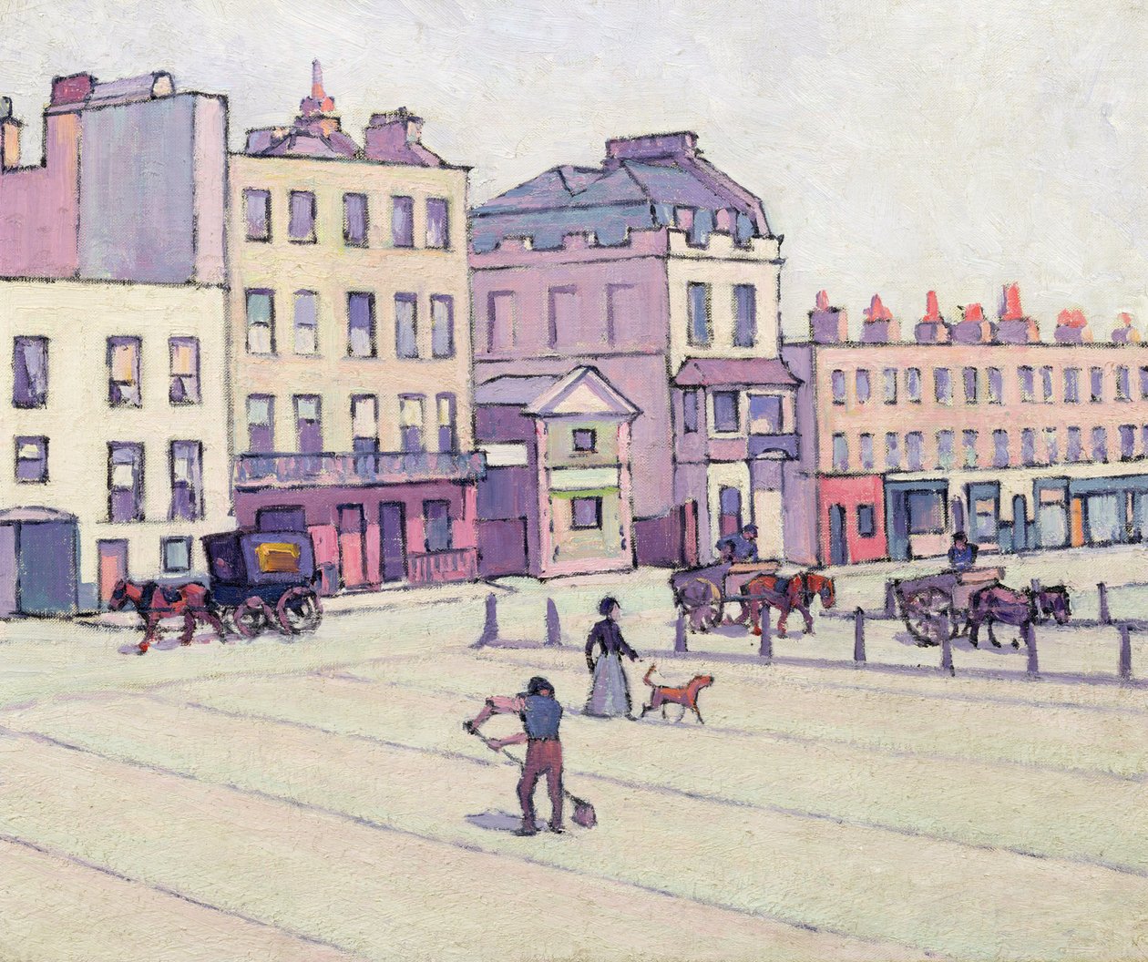 The Weigh House, Cumberland Market (c.1914) by Robert Polhill Bevan