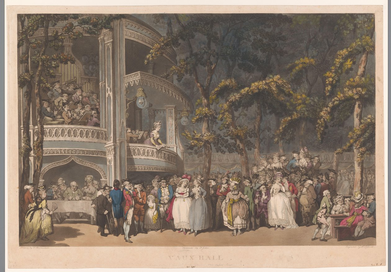 Vauxhall Gardens in London by Robert Pollard (I)