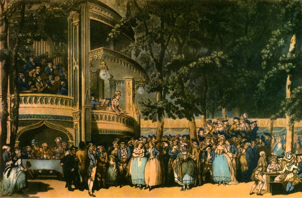 Vauxhall Gardens, Lambeth by Robert Pollard