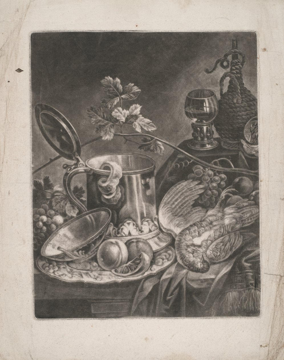 Still Life with Tankard and Dessert Dish by Robert Robinson