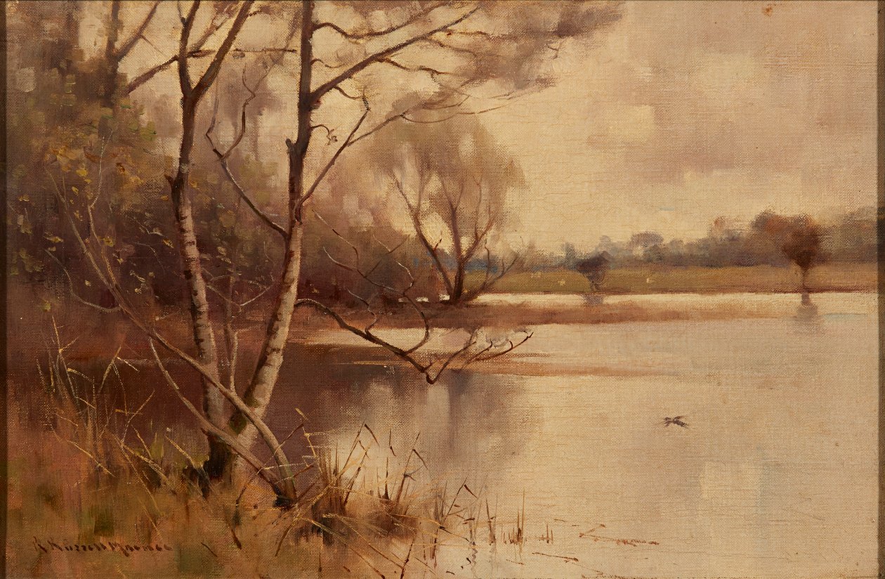 Silver Birch at the Lakeside by Robert Russell MacNee