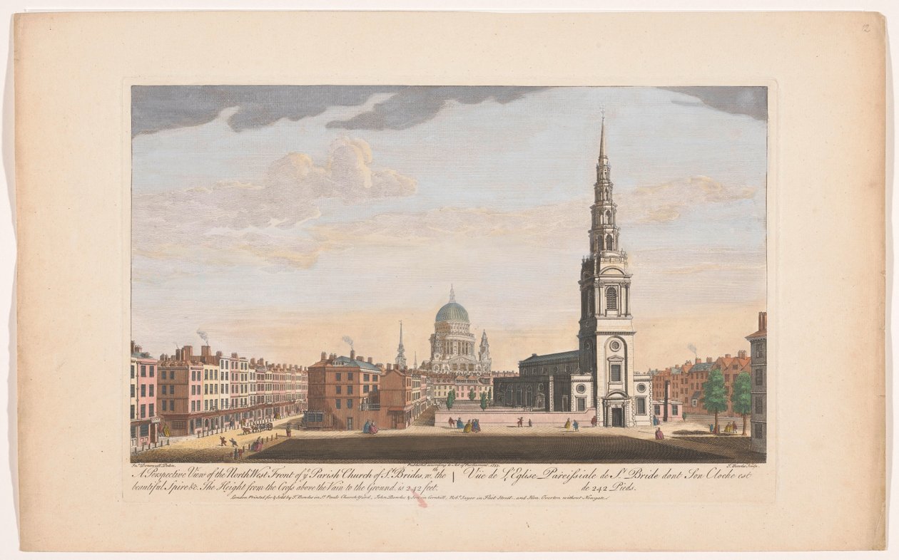 View of the church of Saint Bride