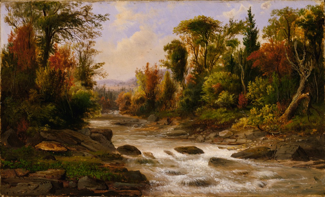 On the St. Annes, East Canada, 1863 by Robert Seldon Duncanson