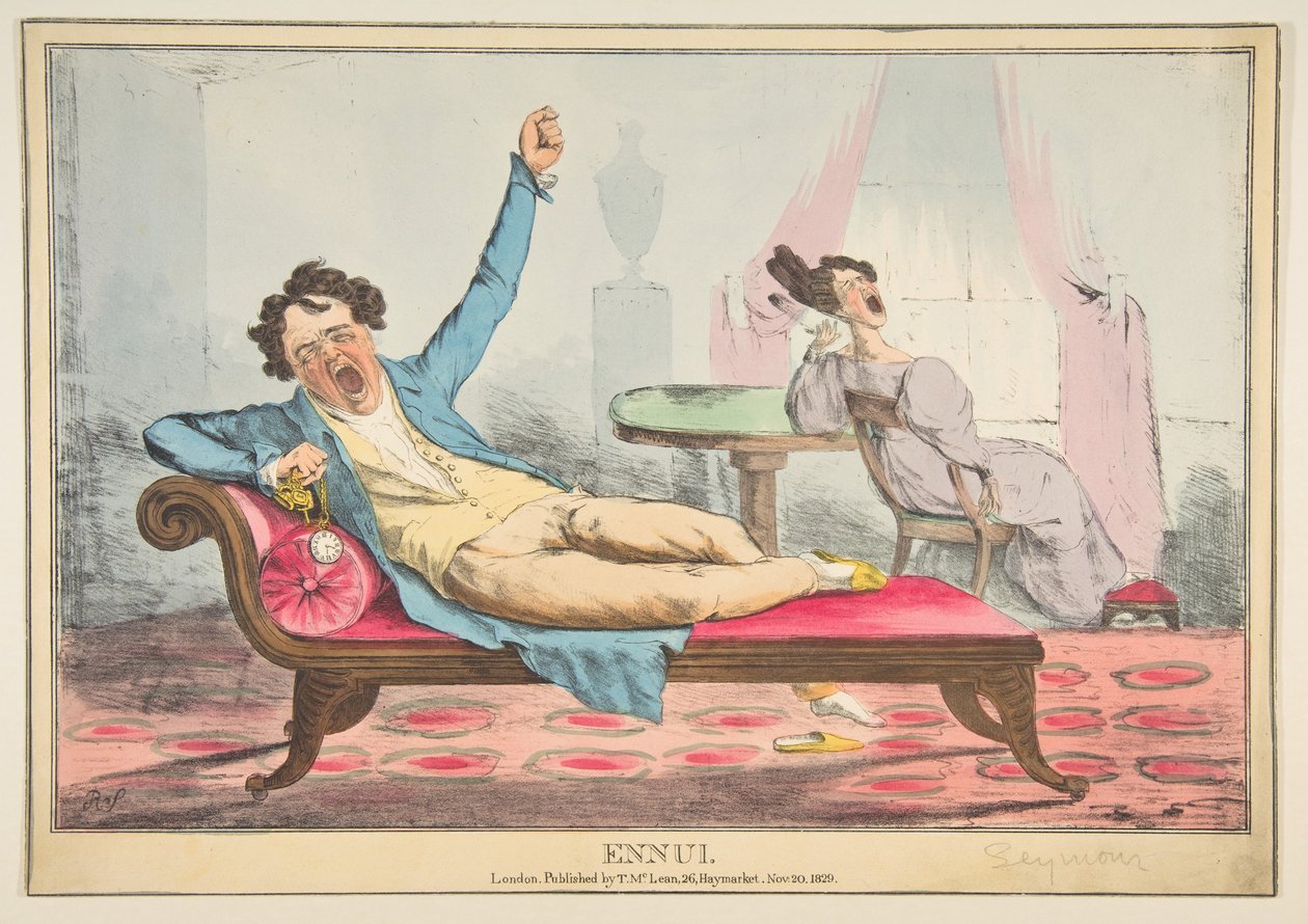 Ennui by Robert Seymour