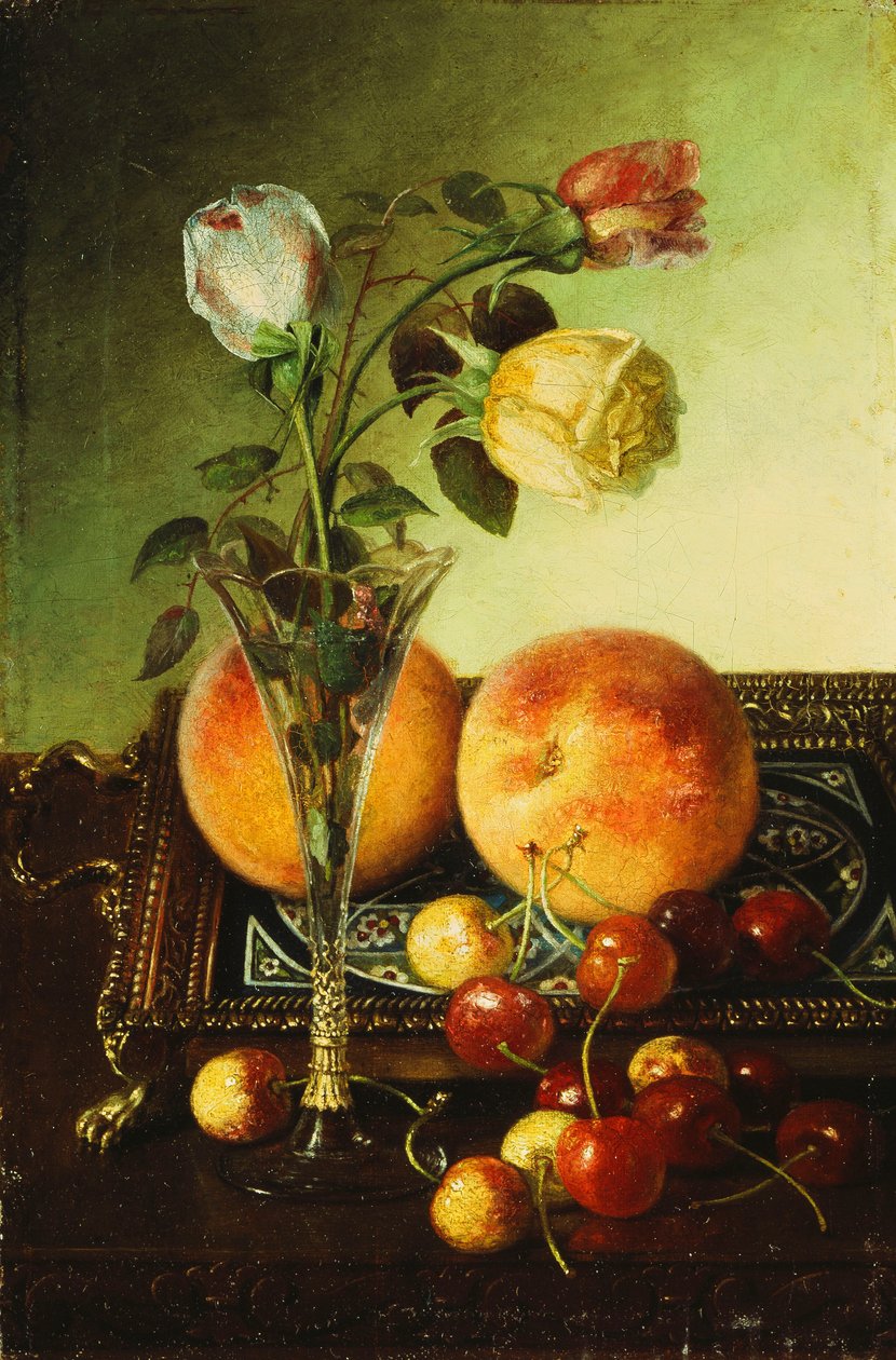 Roses, Peaches and Cherries by Robert Spear Dunning