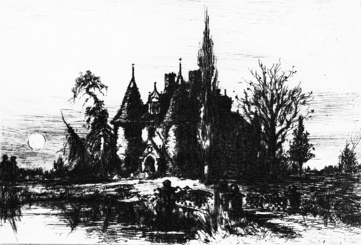 The House of Usher, illustration from 