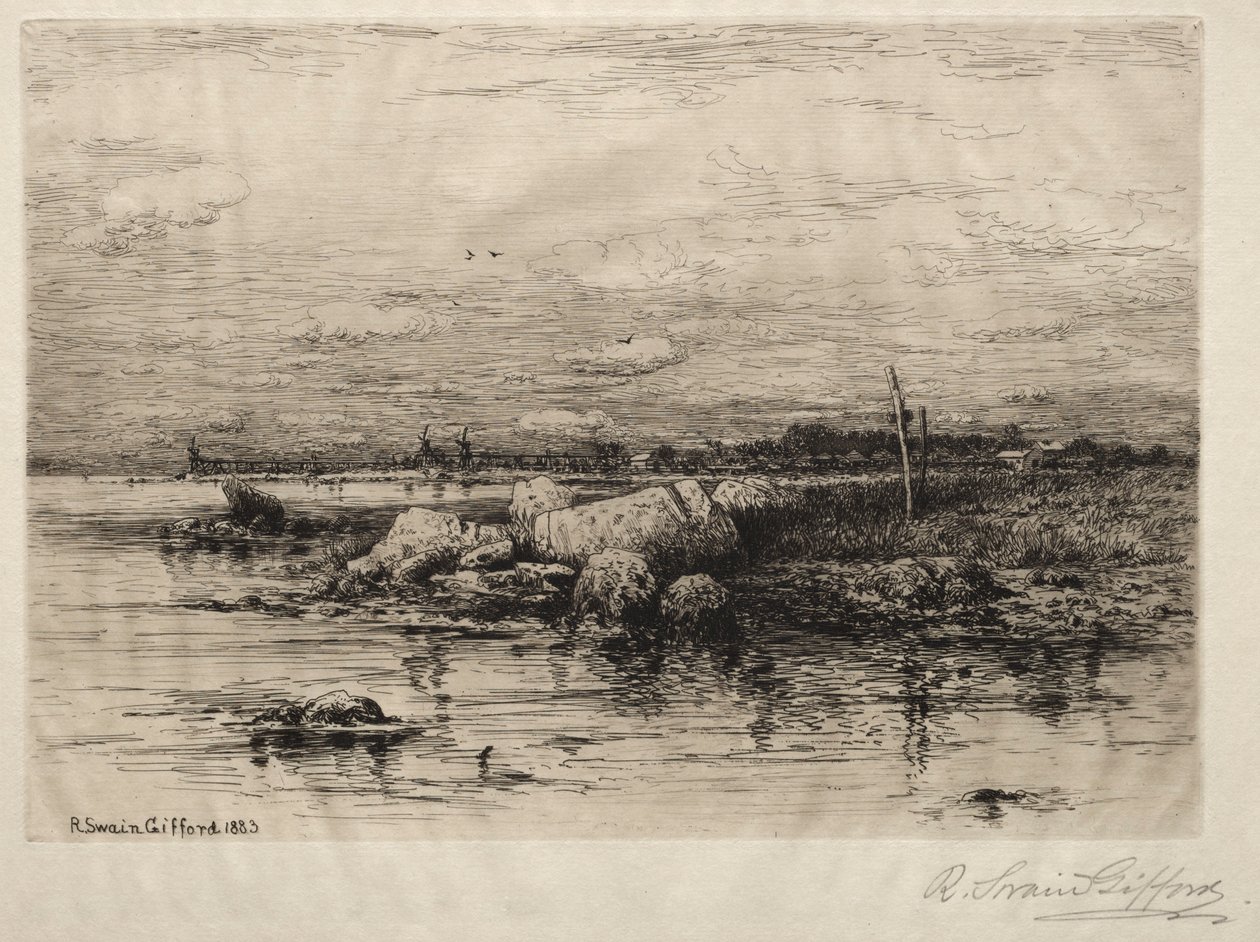 The Mouth of the Apponigansett by Robert Swain Gifford