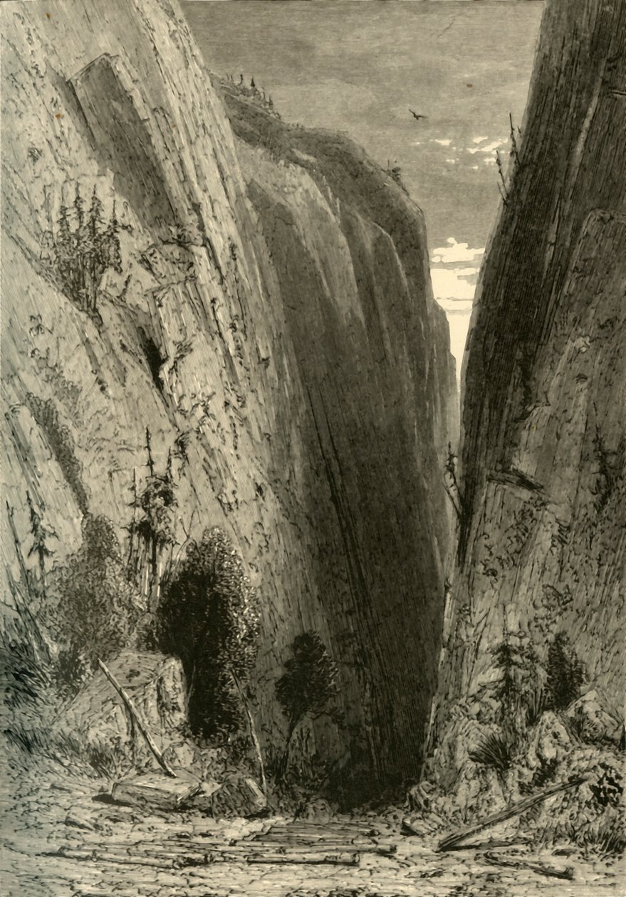 Umpqua Canon, 1872 by Robert Swain Gifford