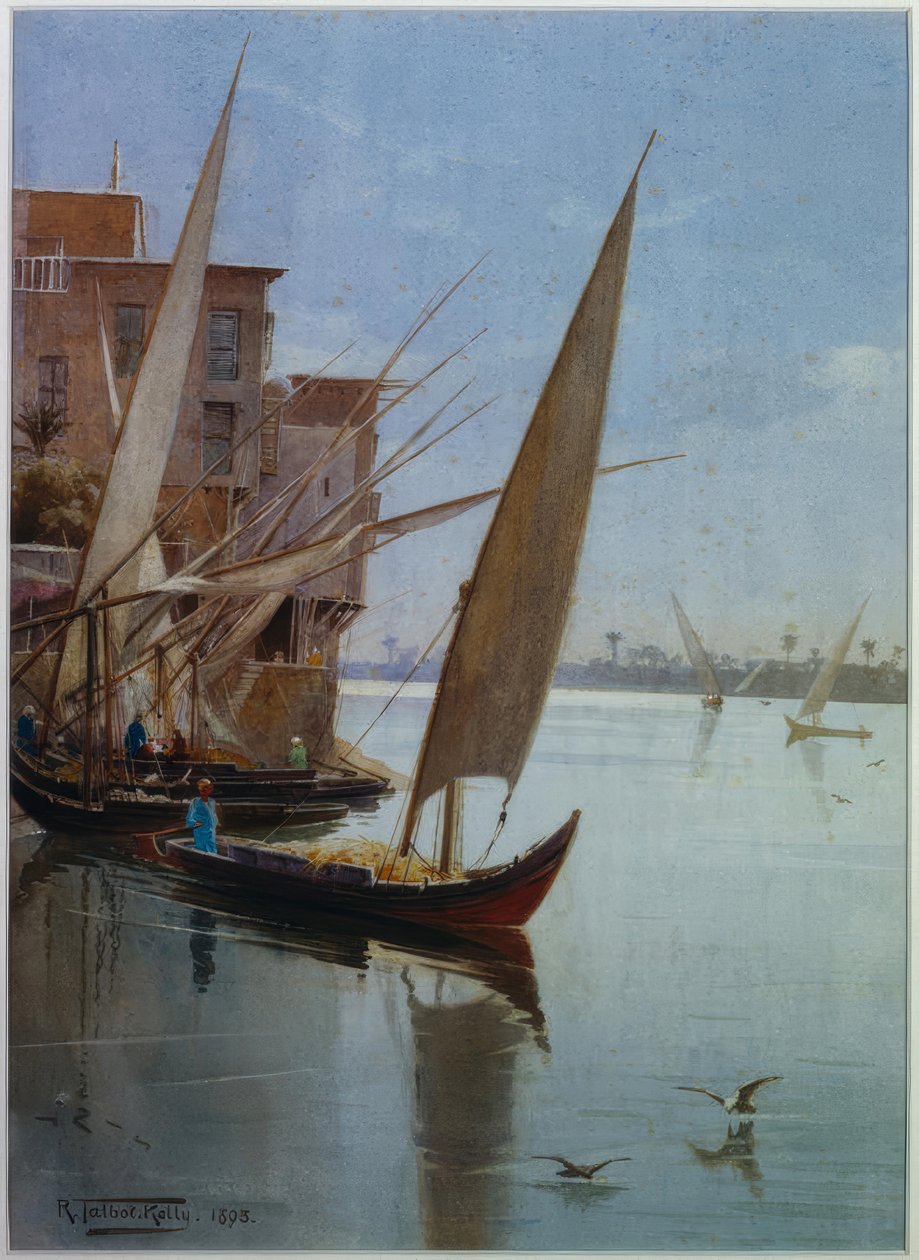 Lake in North Africa by Robert Talbot Kelly