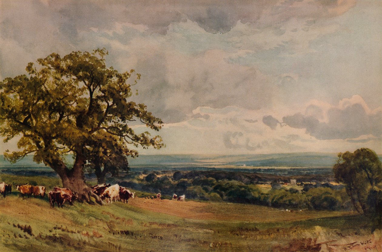 Near Ashford, Kent by Robert Thorne Waite