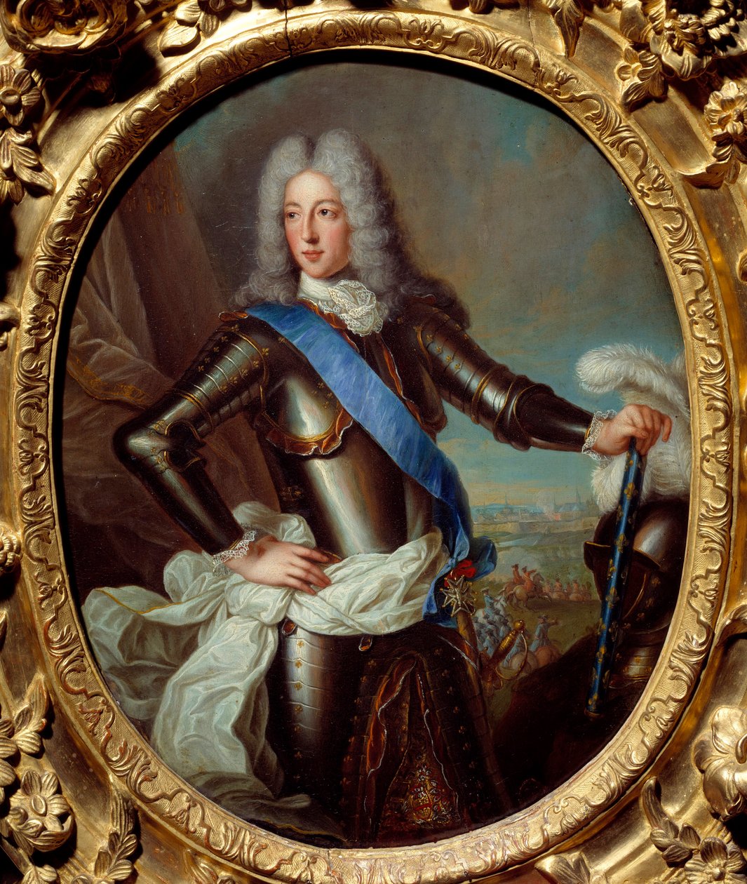 Portrait of Louis II of Bourbon, Prince of Conde (Grand Conde) (1621-1686) formerly known as the Marshal of Berwick by Robert Tournieres