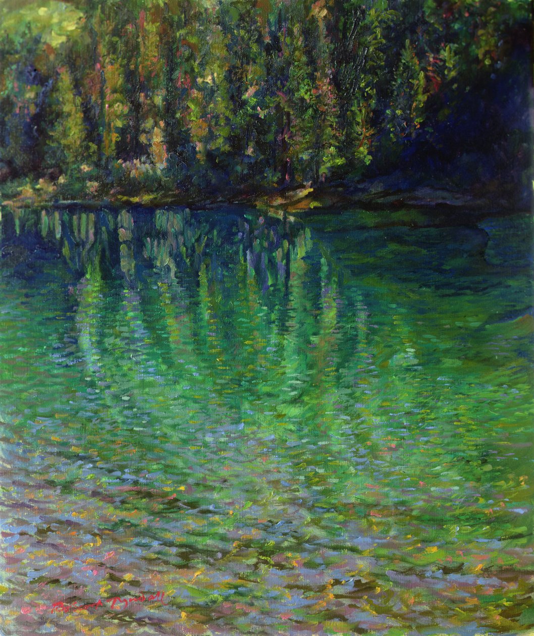 Lac du Poursolet, Haute Alpes, France by Robert Tyndall