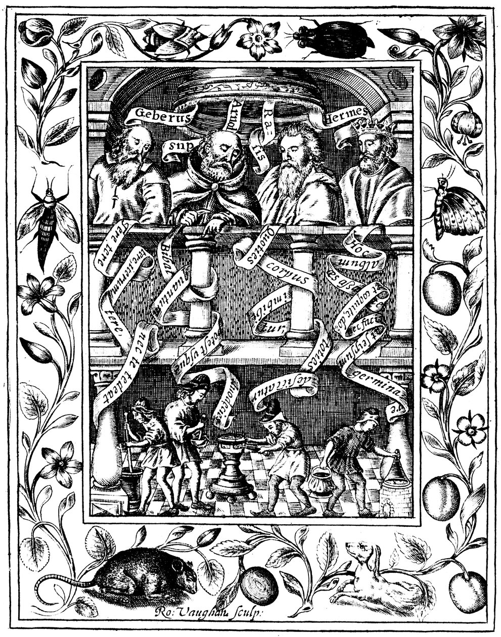 The four great alchemists, 1652 by Robert Vaughan