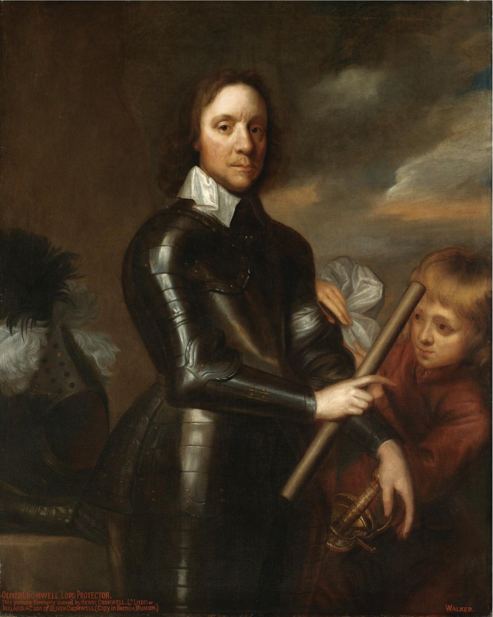 Portrait of Oliver Cromwell 1599-1658 by Robert Walker