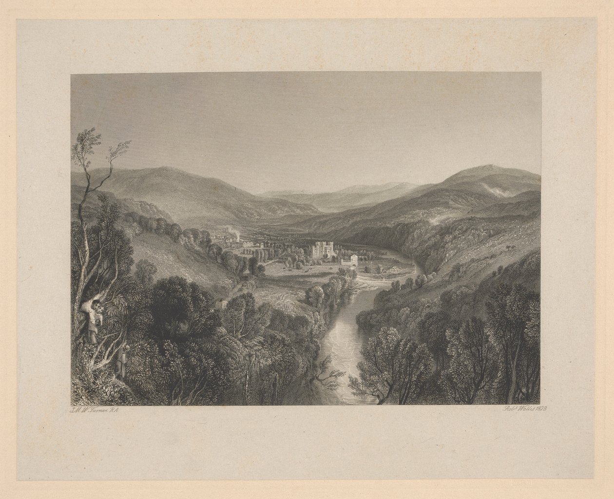 Buckfastleigh Abbey, Devonshire by Robert Wallis