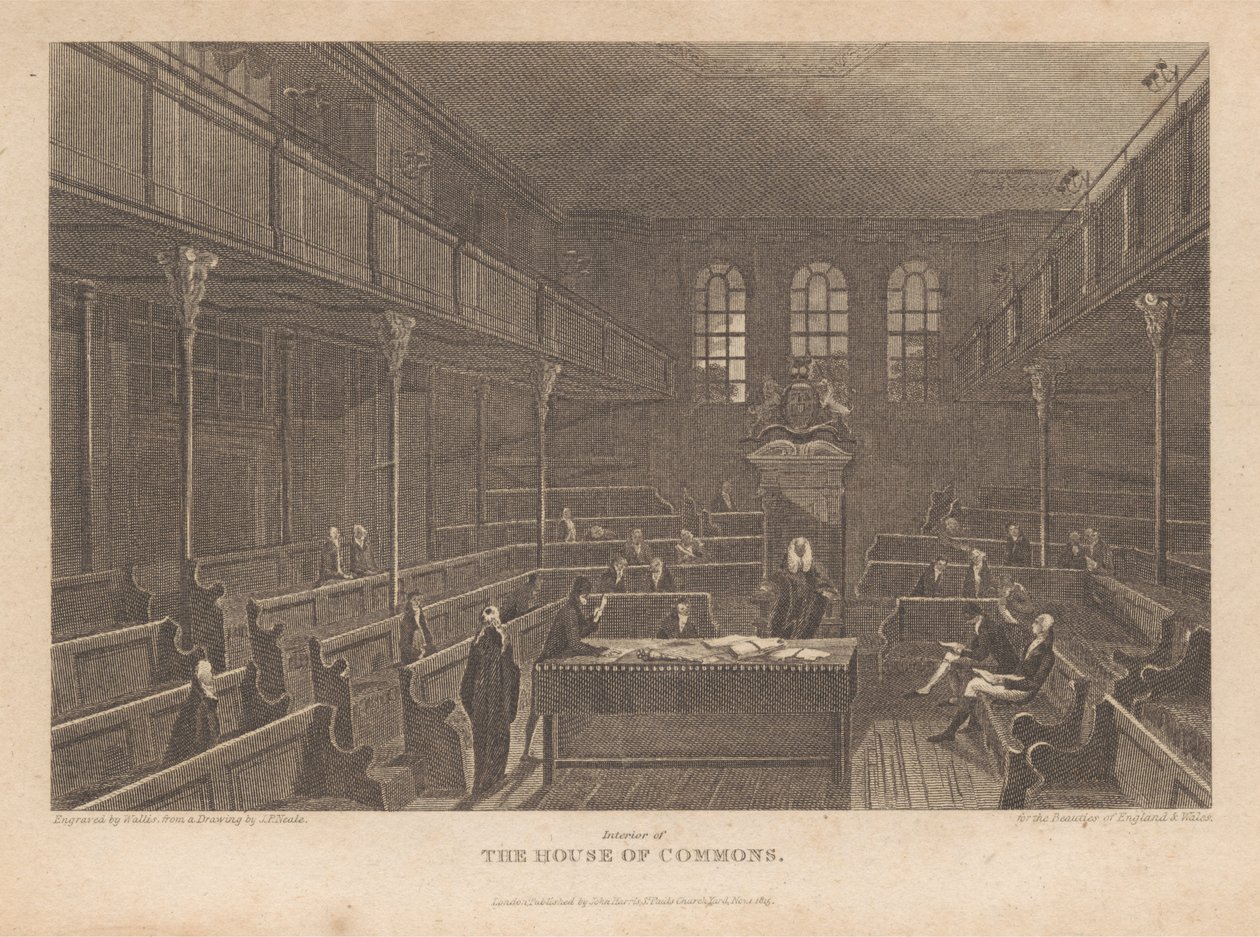 Interior of the House of Commons by Robert Wallis