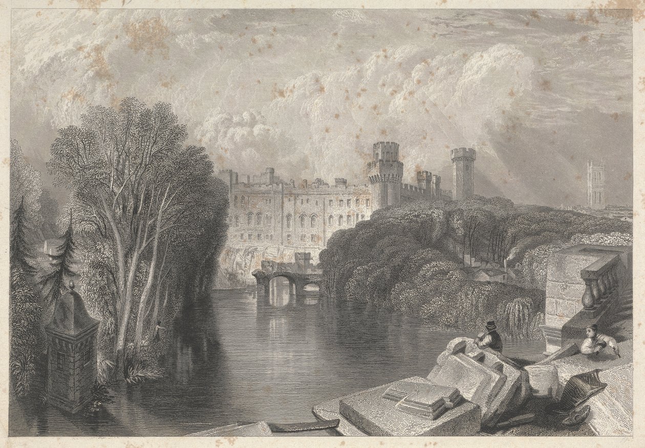 Warwick Castle, Warwickshire by Robert Wallis