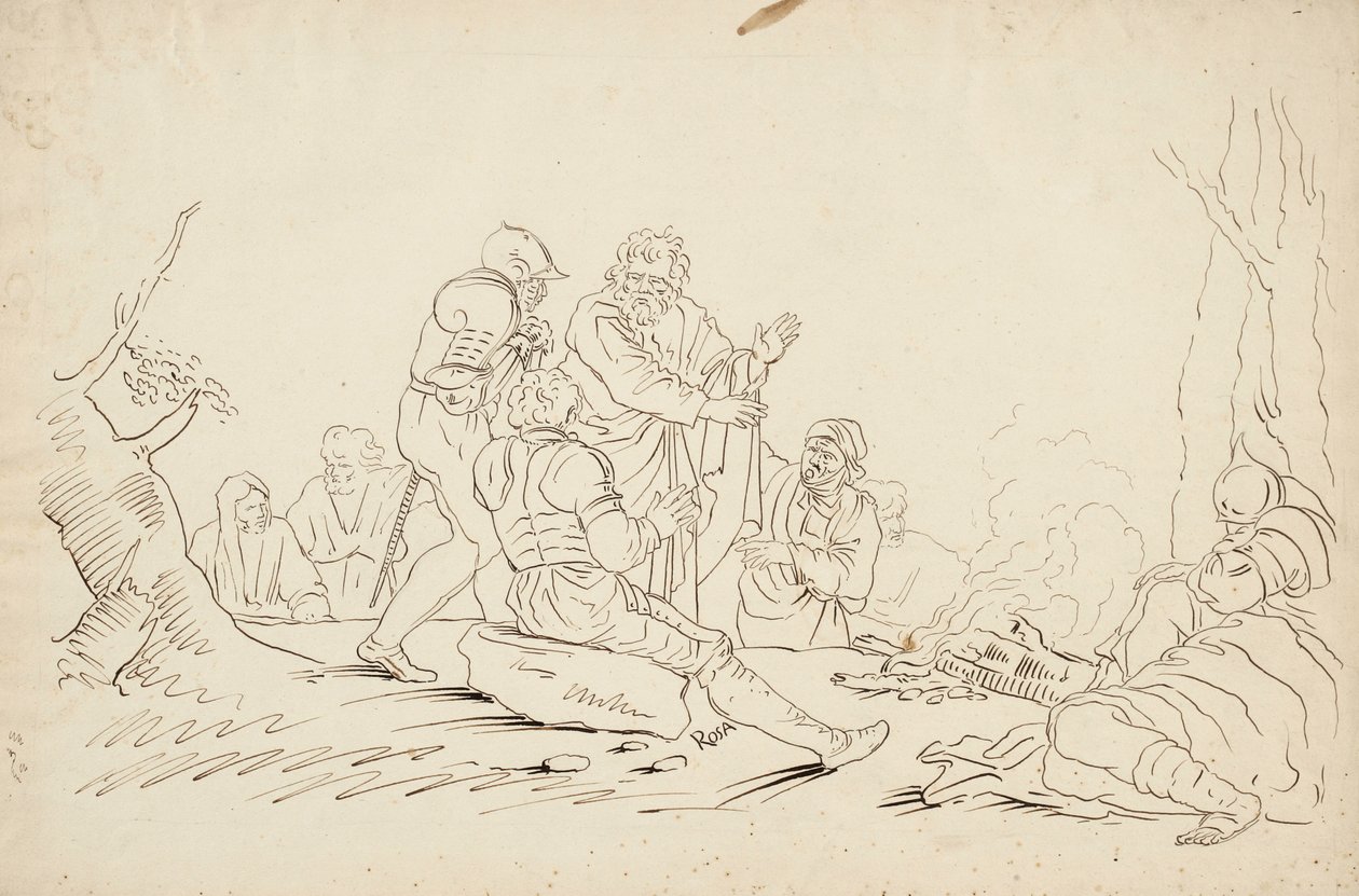 Scene after Salvator Rosa by Robert Walter Weir
