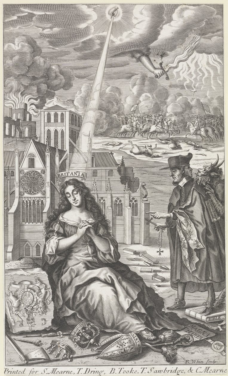 Britannia weeps for the state of the country by Robert White