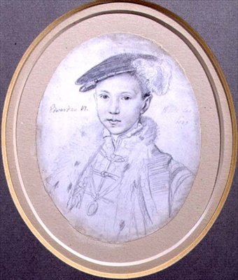 Portrait of Edward VI (1537-53) 1683 by Robert White