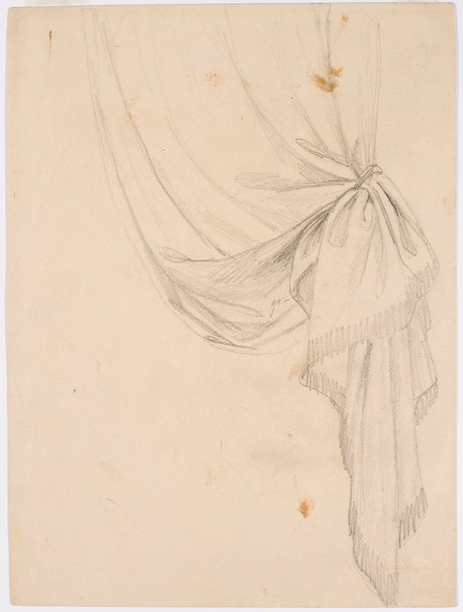 Drapery Study by Robert Wilhelm Ekman