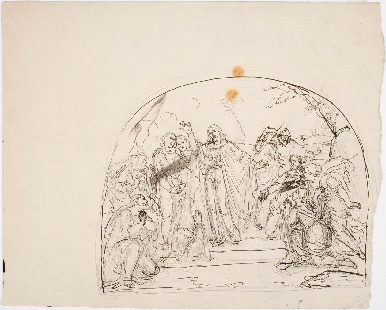 Christ Raising the Dead by Robert Wilhelm Ekman