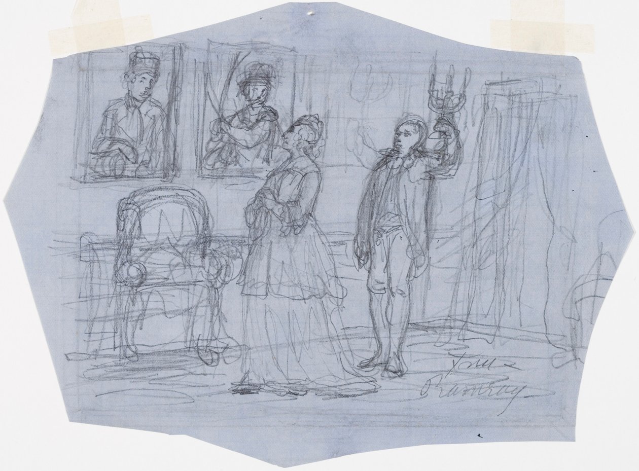 Mrs. Ramsay. Illustration for the Poem 