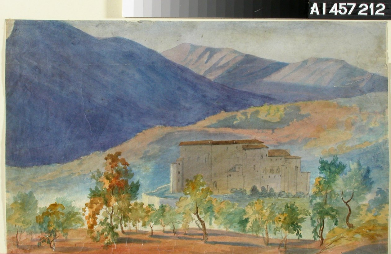 Subiaco, Rocca Abbaziale by Robert Wilhelm Ekman