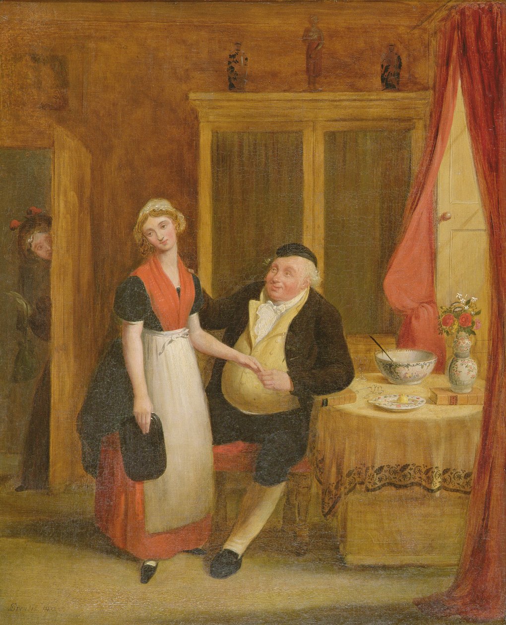 Unwelcome Attentions, 1839 by Robert William Buss