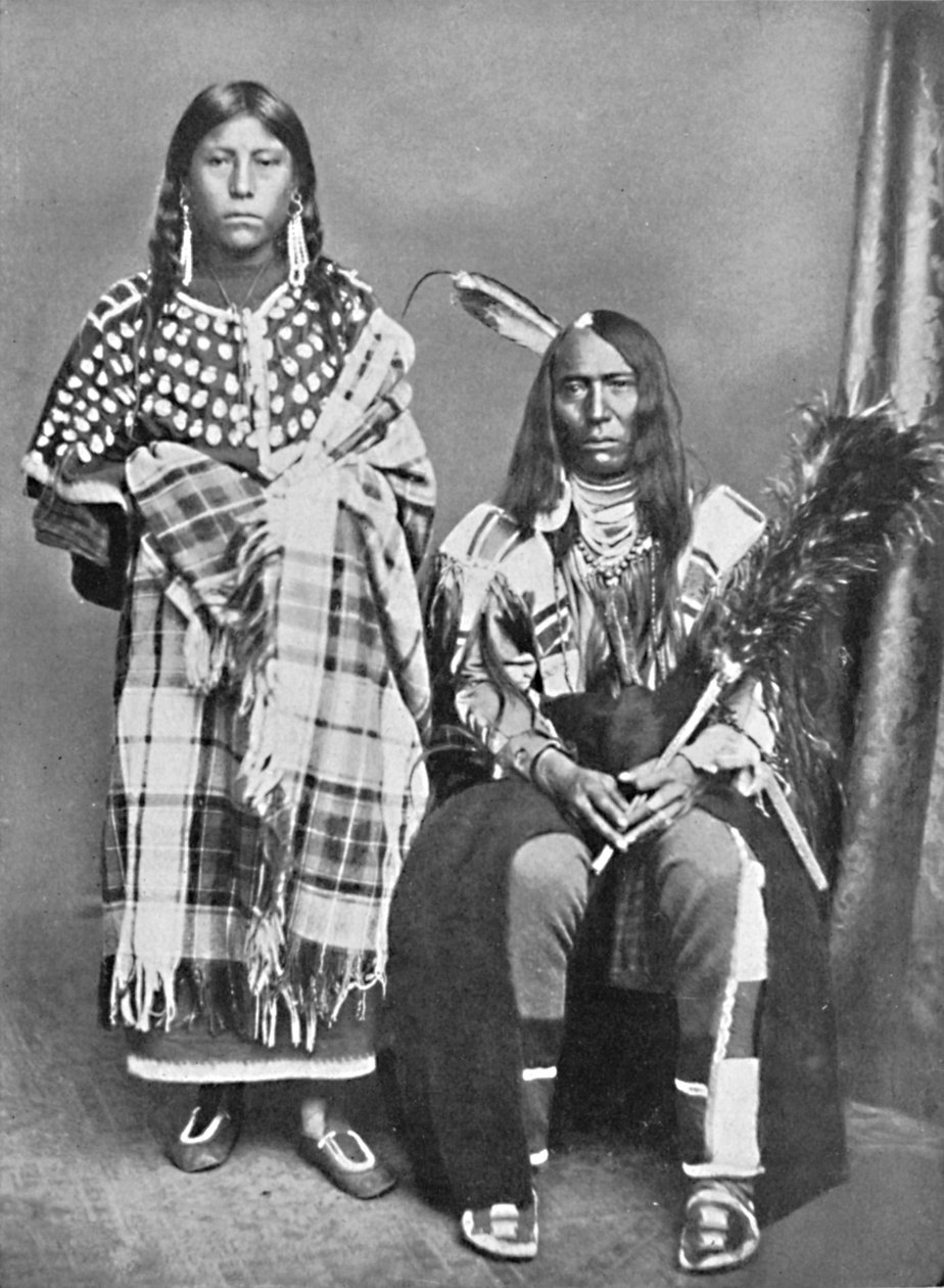 A Sioux Chief and His Squaw, 1912 by Robert Wilson Shufeldt