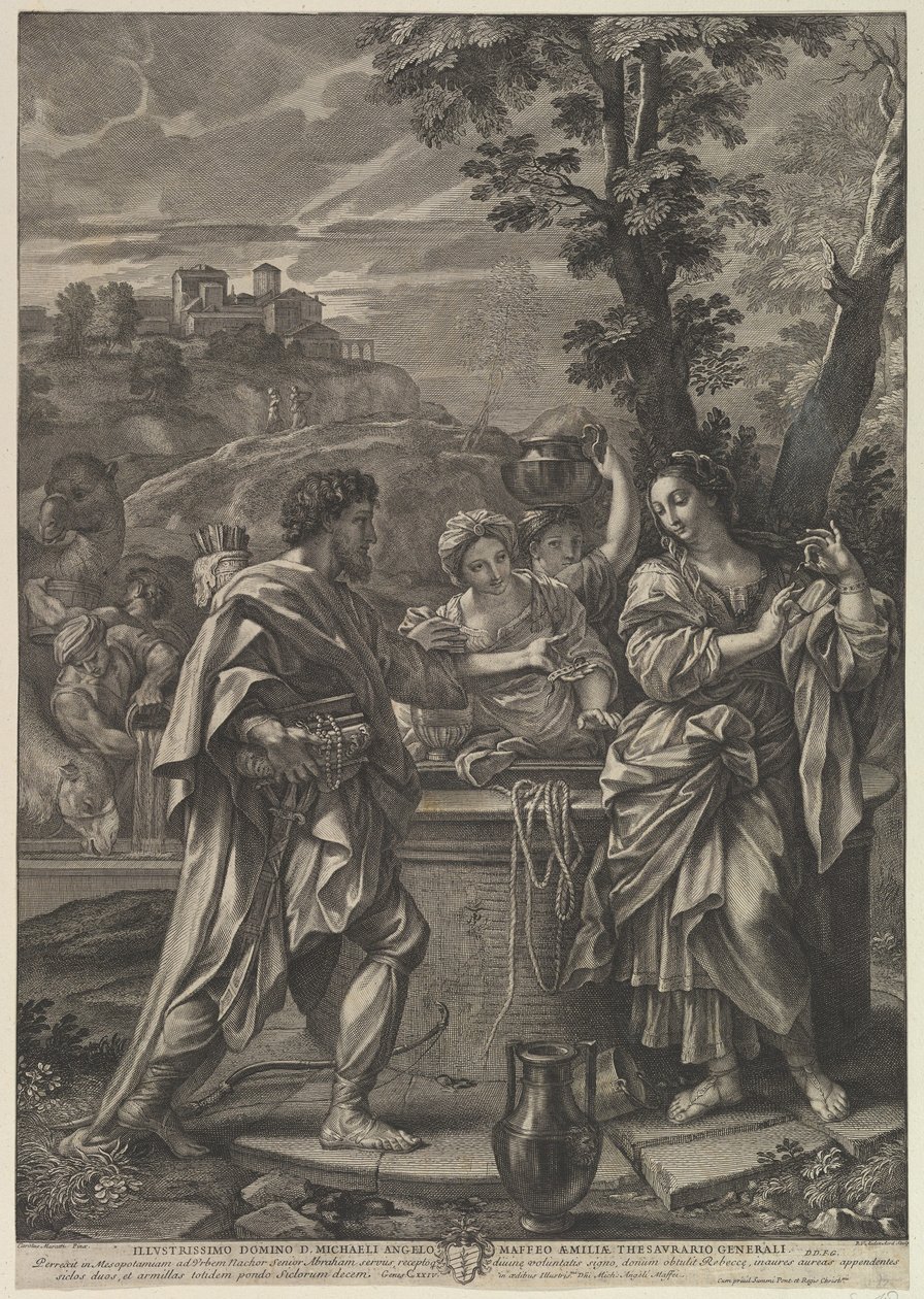 Rebecca at the Well by Robert van Audenaerde