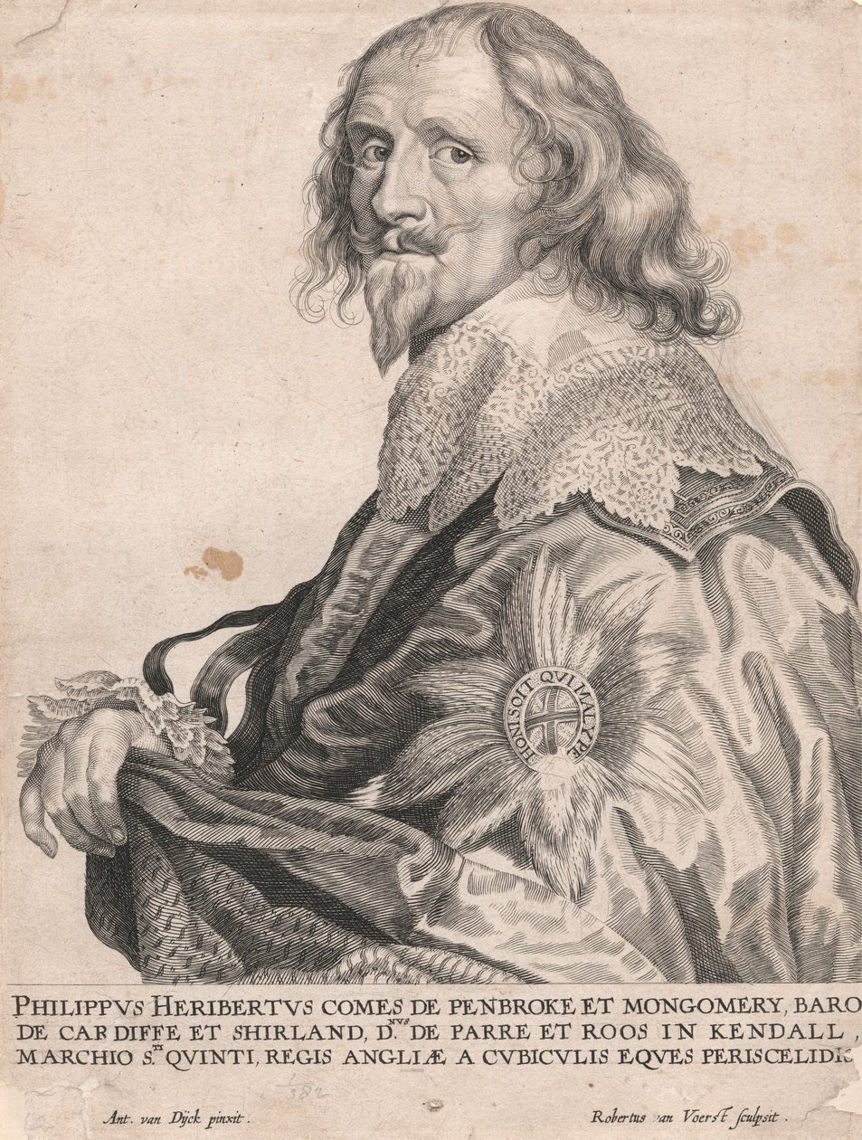 Philippus Heribertus Comes de Penbroke et Mongomery, Baro de Cardiffe et Shirland... by Robert van Voerst