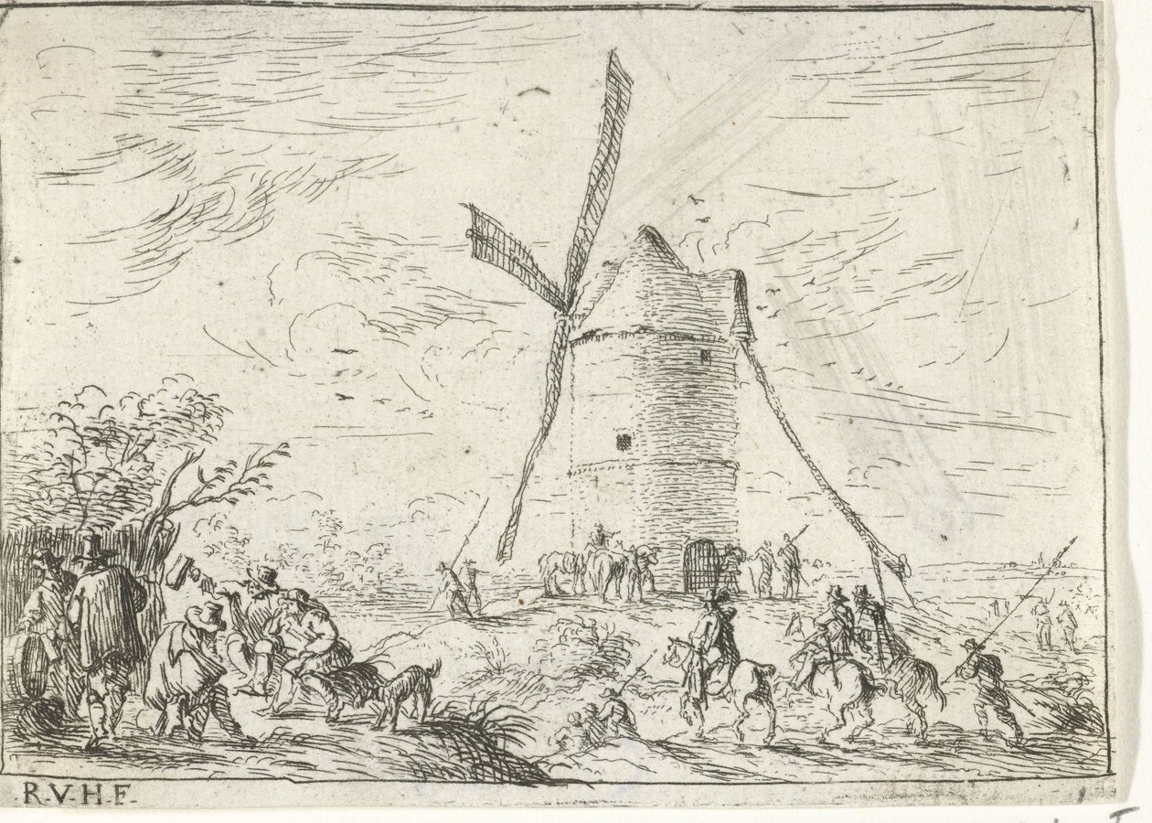 Windmill by Robert van den Hoecke