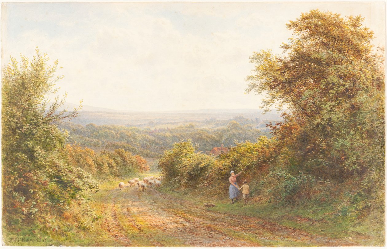 Squirrel Lane, near Magham Down, Sussex by Roberto Angelo Kittermaster Marshall