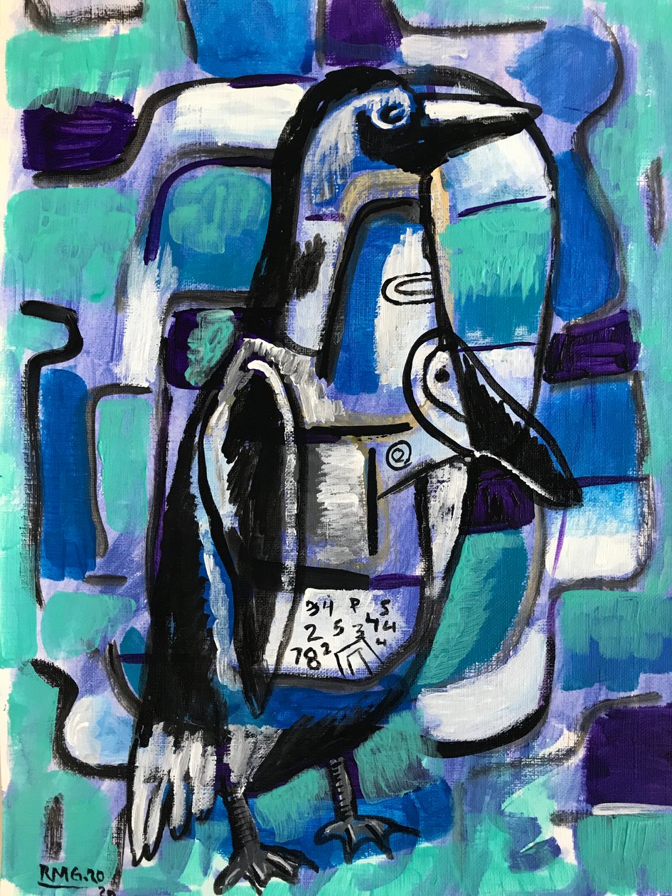 Frozen Penguin, c.2020 by Roberto Munguia