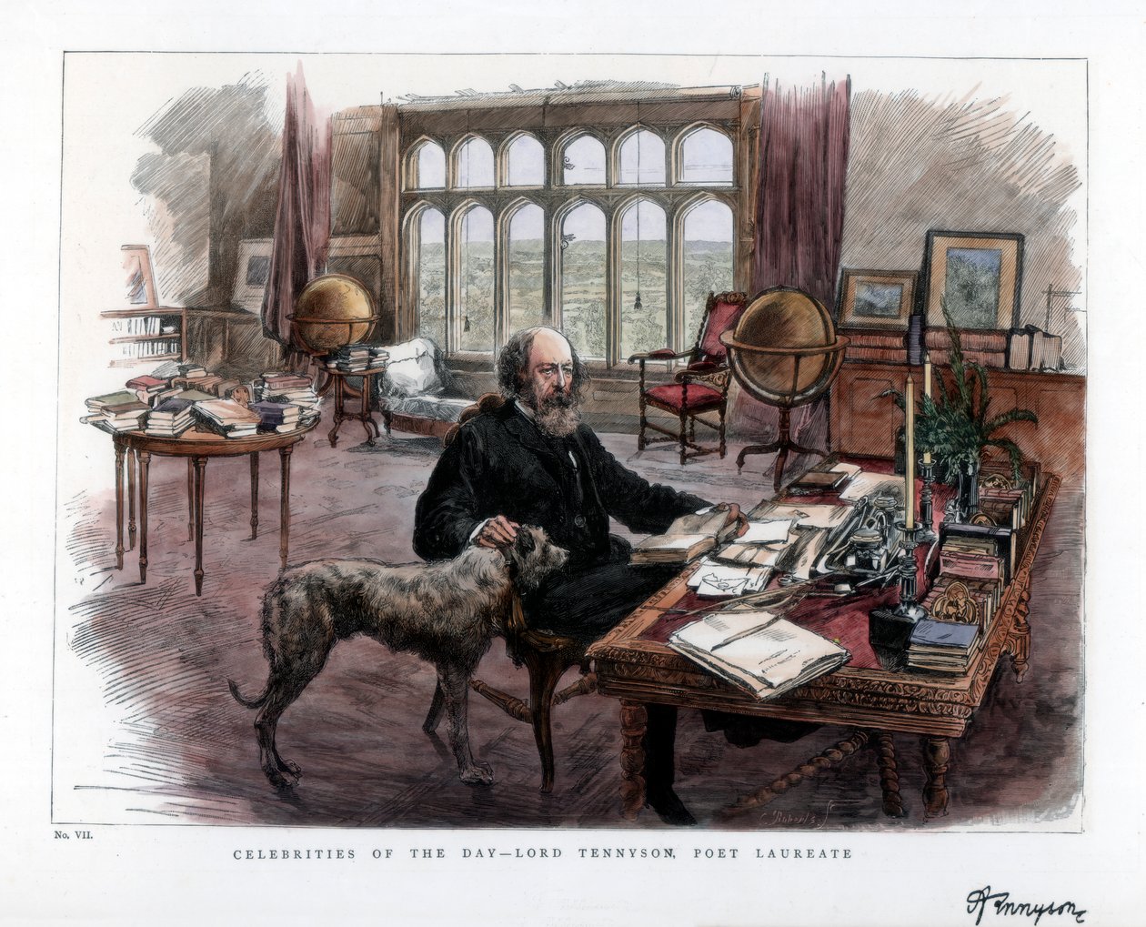 Alfred Lord Tennyson by Roberts