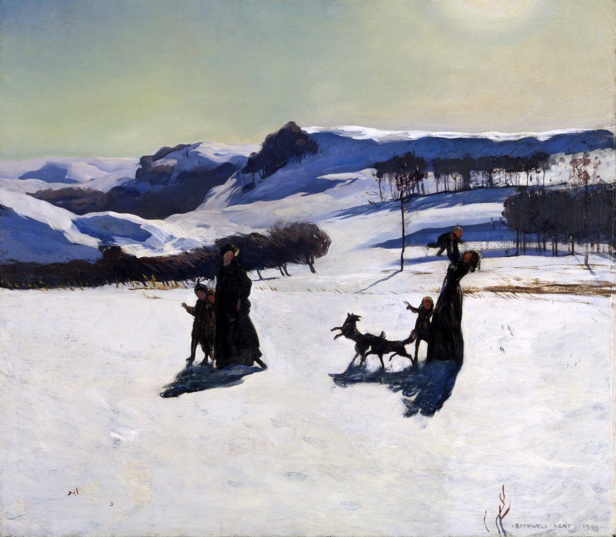Snow Fields by Rockwell Kent