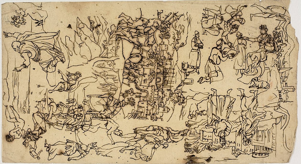 Biblical Scenes by Rodolphe Bresdin
