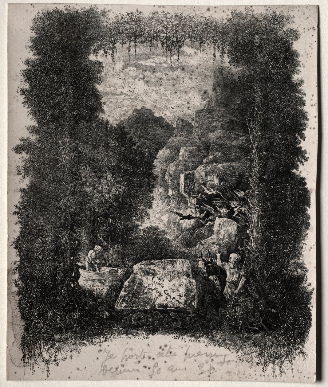 First Frontispiece for Fables and Fairy-Tales by Thierry-Faletans by Rodolphe Bresdin