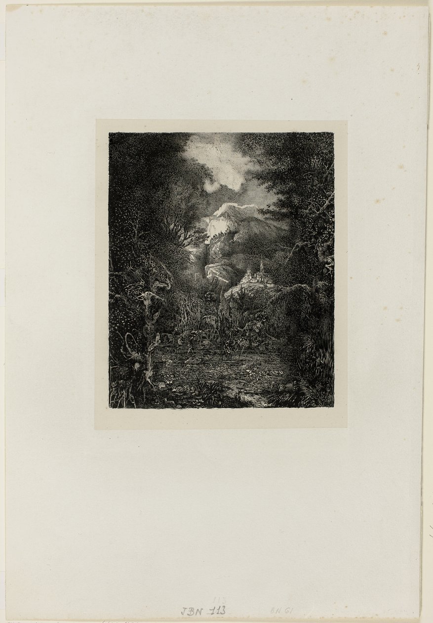 The Cities Beyond the Marsh by Rodolphe Bresdin