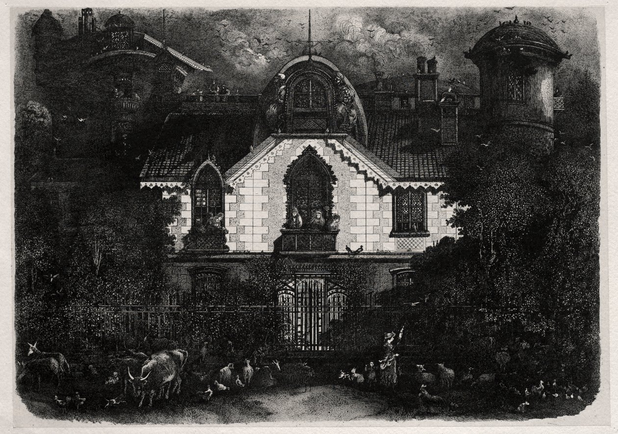 The Enchanted House by Rodolphe Bresdin